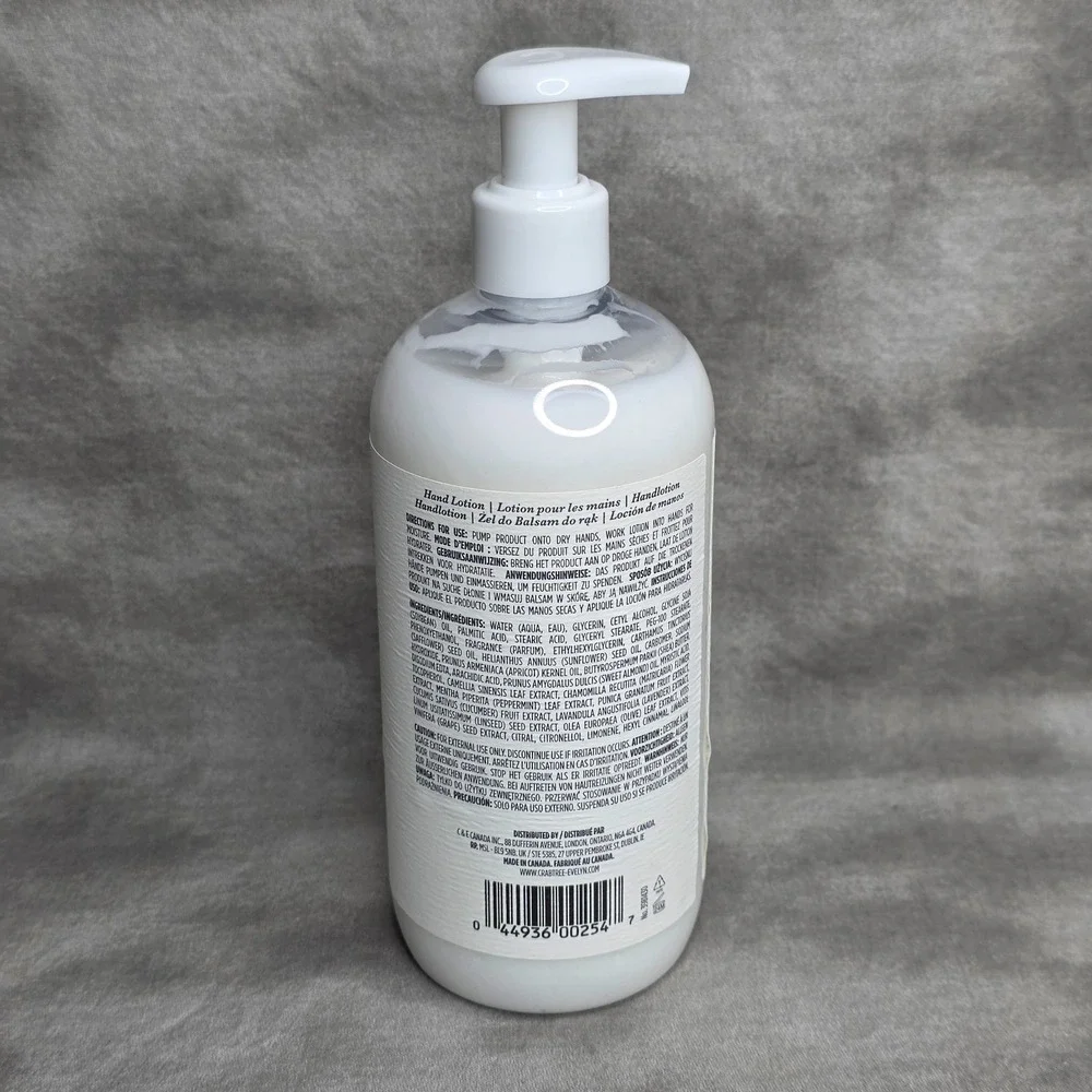 Crabtree & Evelyn Lemon Citron Hand Lotion w/Honey & Coriander‎ 16.9 fl oz